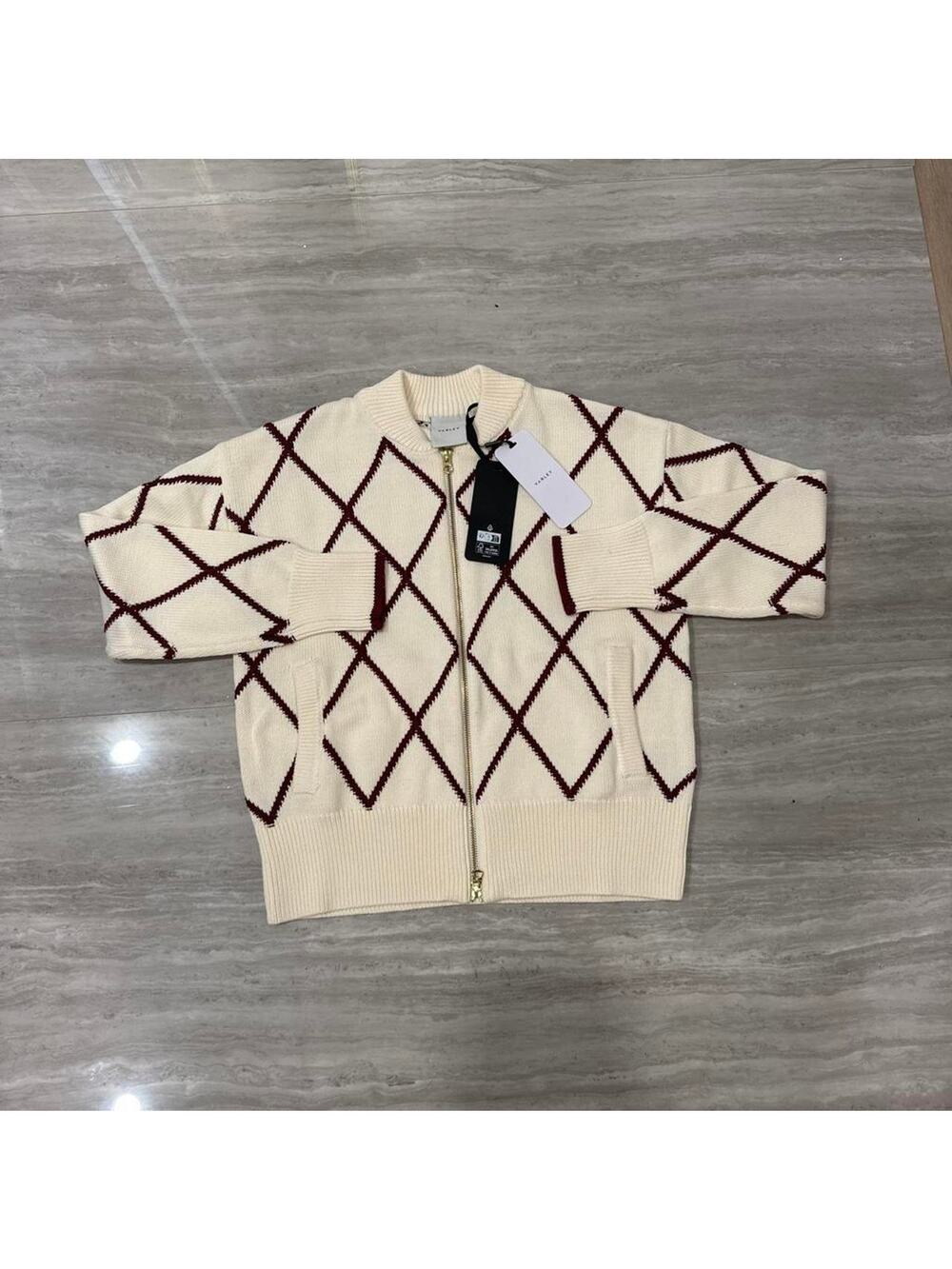 Varley nile diamond knit jacket
